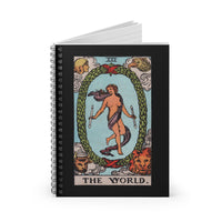 The World Tarot Spiral Notebook- Ruled Lined