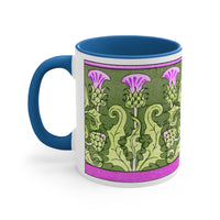 Art Nouveau Thistle Mug 11oz