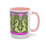Art Nouveau Thistle Mug