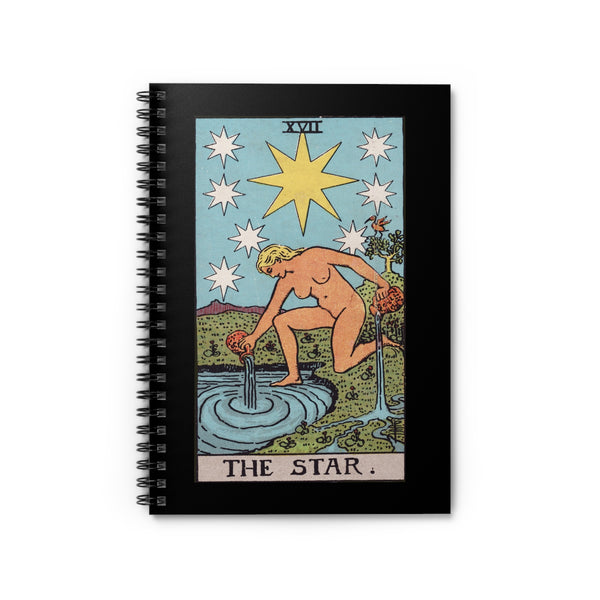 The Star Tarot Spiral Notebook - Ruled Line