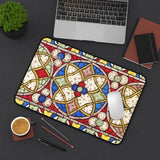 Art Nouveau Stained Glass Desk Mat