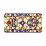 Art Nouveau Stained Glass Desk Mat