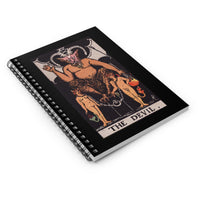 The Devil Tarot Spiral Notebook - Ruled Lined