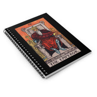 The Emperor Tarot Spiral Notebook - Ruled Line