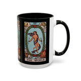 Tarot The World Accent Coffee Mug - 11oz & 15oz
