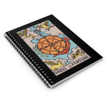The Wheel of Fortune Tarot Spiral Notebook - Ruled Lined