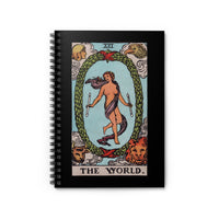 The World Tarot Spiral Notebook- Ruled Lined