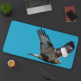 Hawk in Flight Desk Mat