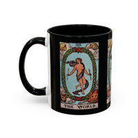 Tarot The World Accent Coffee Mug - 11oz & 15oz