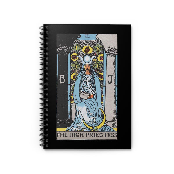 The High Priestess Tarot Spiral Notebook