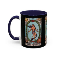 Tarot The World Accent Coffee Mug - 11oz & 15oz