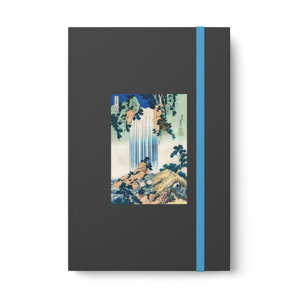Yoro Waterfall in Mino Province Color Contrast Notebook - Ruled