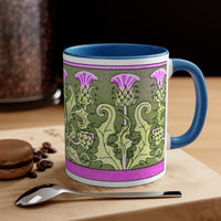 Art Nouveau Thistle Mug 11oz