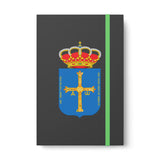 Asturias Spain Coat of Arms Color Contrast Notebook