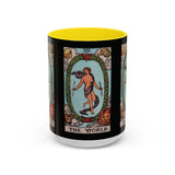 Tarot The World Accent Coffee Mug - 11oz & 15oz