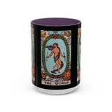 Tarot The World Accent Coffee Mug - 11oz & 15oz