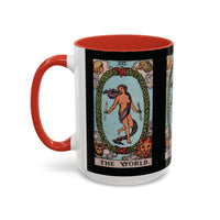 Tarot The World Accent Coffee Mug - 11oz & 15oz
