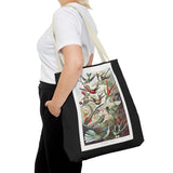 Vintage Botanical Hummingbird Tote Bag - Eco-Friendly & Stylish