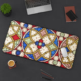 Art Nouveau Stained Glass Desk Mat