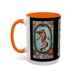 Tarot The World Accent Coffee Mug - 11oz & 15oz
