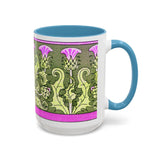 Art Nouveau Thistle Mug