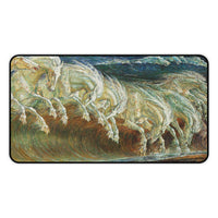Neptune's Horses Desk Mat