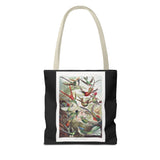 Vintage Botanical Hummingbird Tote Bag - Eco-Friendly & Stylish