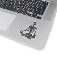 Human Skeleton Yoga pose Kiss-Cut Sticker