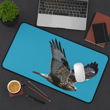 Hawk in Flight Desk Mat