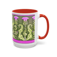 Art Nouveau Thistle Mug