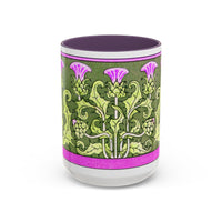 Art Nouveau Thistle Mug
