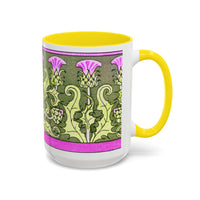 Art Nouveau Thistle Mug