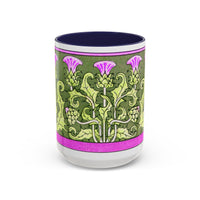 Art Nouveau Thistle Mug