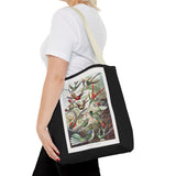 Vintage Botanical Hummingbird Tote Bag - Eco-Friendly & Stylish