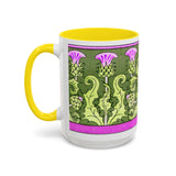 Art Nouveau Thistle Mug