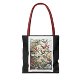Vintage Botanical Hummingbird Tote Bag - Eco-Friendly & Stylish