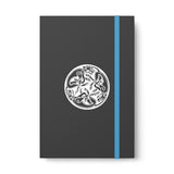 Celtic Dogs - Celtic Circle Color Contrast Notebook - Ruled