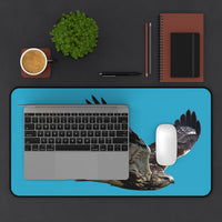 Hawk in Flight Desk Mat