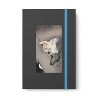 Scops Owl in Moonlight Color Contrast Notebook
