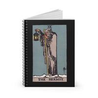 The Hermit Tarot Spiral Notebook - Ruled Line