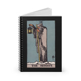 The Hermit Tarot Spiral Notebook - Ruled Line