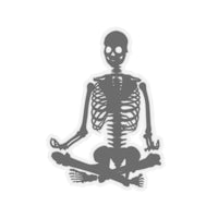 Human Skeleton Yoga pose Kiss-Cut Sticker