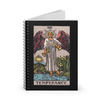 Temperance Tarot Spiral Notebook - Ruled Lined