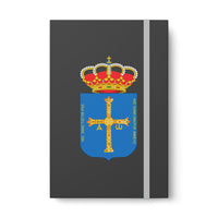 Asturias Spain Coat of Arms Color Contrast Notebook
