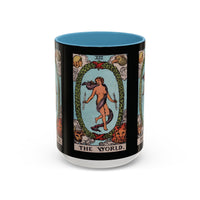 Tarot The World Accent Coffee Mug - 11oz & 15oz