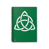 Celtic Trinity Knot in Circle Ruled Spiral Notebook