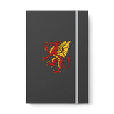 Red and Gold Dragon Rampant Color Contrast Notebook