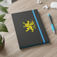 Gold Dragon Rampant Color Contrast Notebook