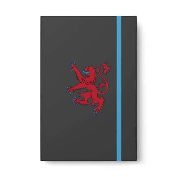 Royal Lion of Scotland Color Contrast Ruled Hardback Notebook