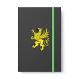 Gold Dragon Rampant Color Contrast Notebook